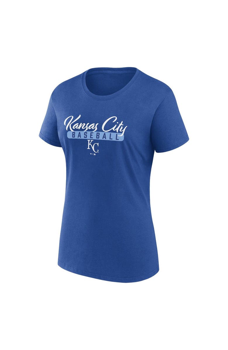 FANATICS Women's Fanatics Branded Royal/Light Blue Kansas City Royals Fan T-Shirt Combo Set, Alternate, color,