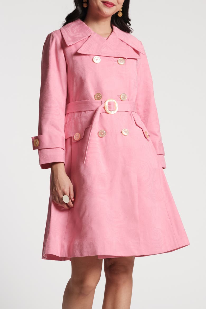 Jacqueline Coat Pink Parasol, Main, color, Pink