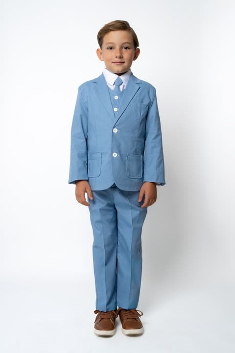 Kids' Joey Safari 5-Piece Linen Suit (Baby, Toddler, Little Kid & Big Kid)