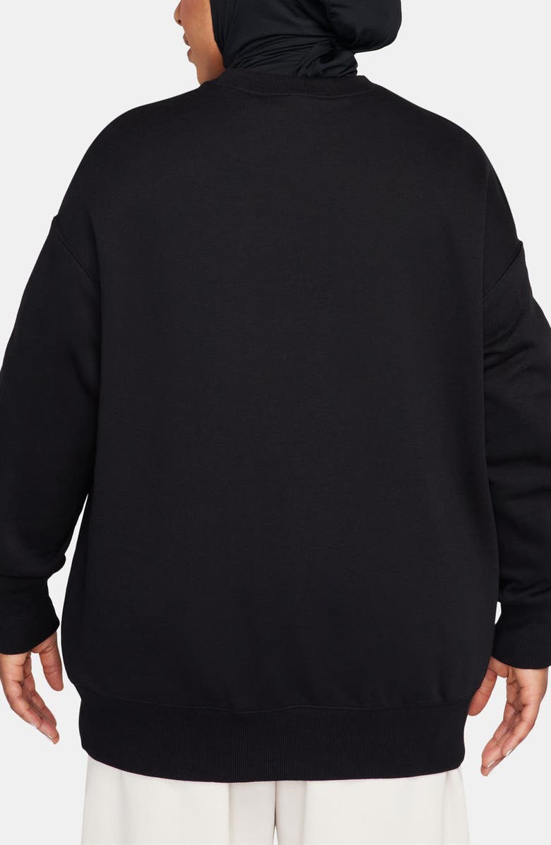 Nike Sportswear Phoenix Sweatshirt, Alternate, color, Black/ Sail
