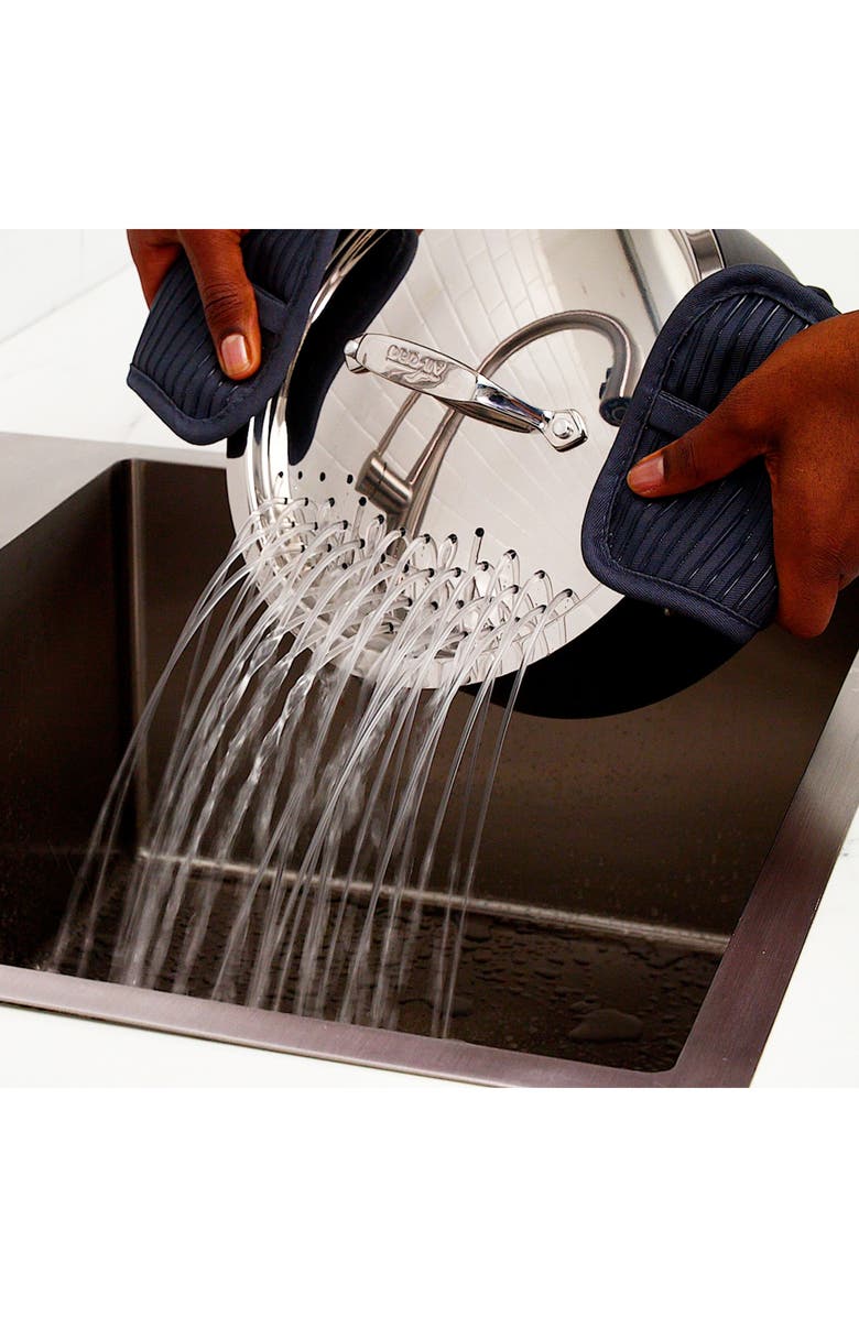 All-Clad Simply Strain 6-Quart Hard Anodized Nonstick Pot, Alternate, color,