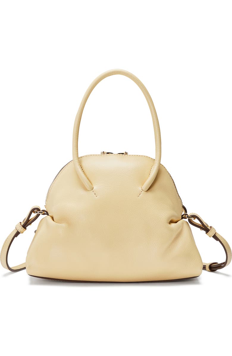 Oryany Adele Mini Leather Bowling Bag, Alternate, color, Butter Cream