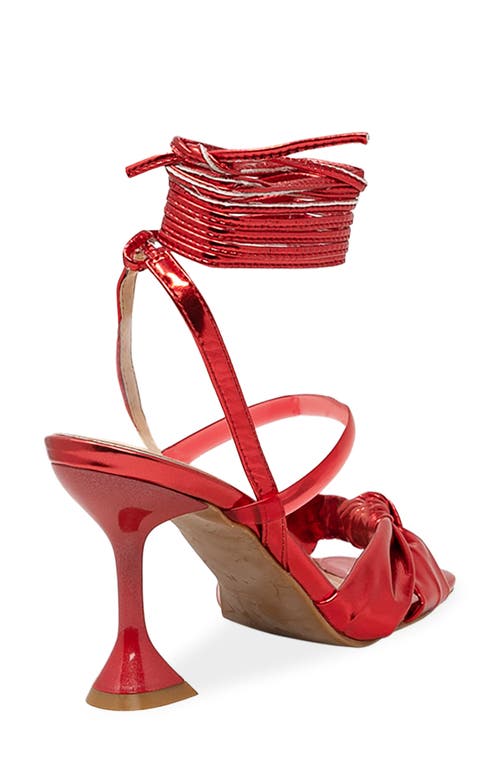 Chase & Chloe Chase And Chloe Sofie Ankle Wrap Sandal