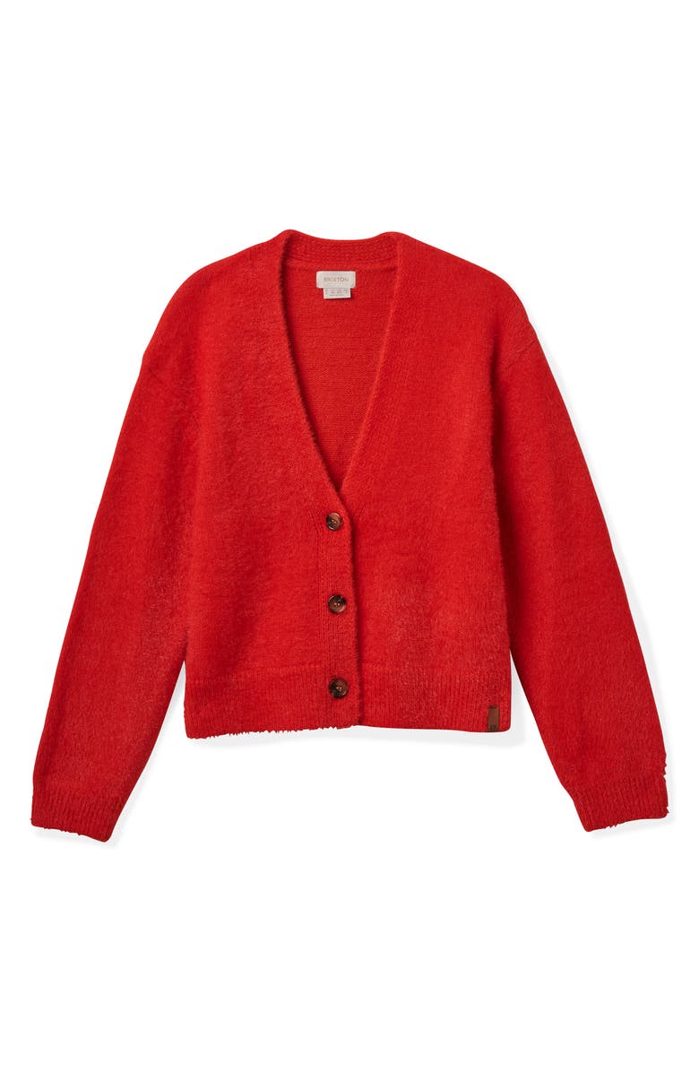 Brixton Town V-Neck Cardigan, Alternate, color, 