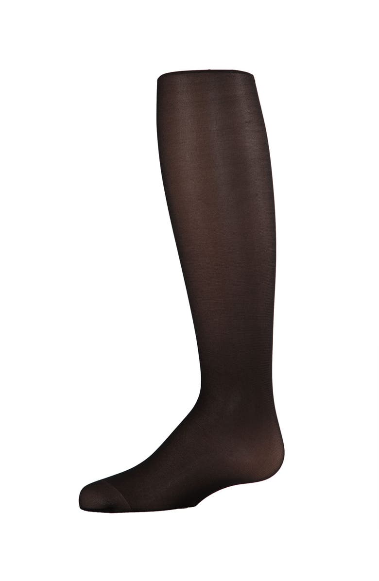 MeMoi Sheer Nylon Tights, Main, color, Black