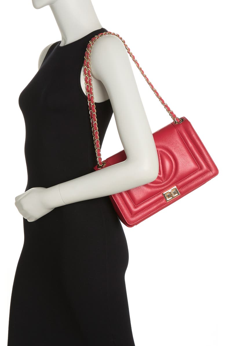 VALENTINO BY MARIO VALENTINO Alice Signature Convertible Leather Shoulder Bag, Alternate, color,