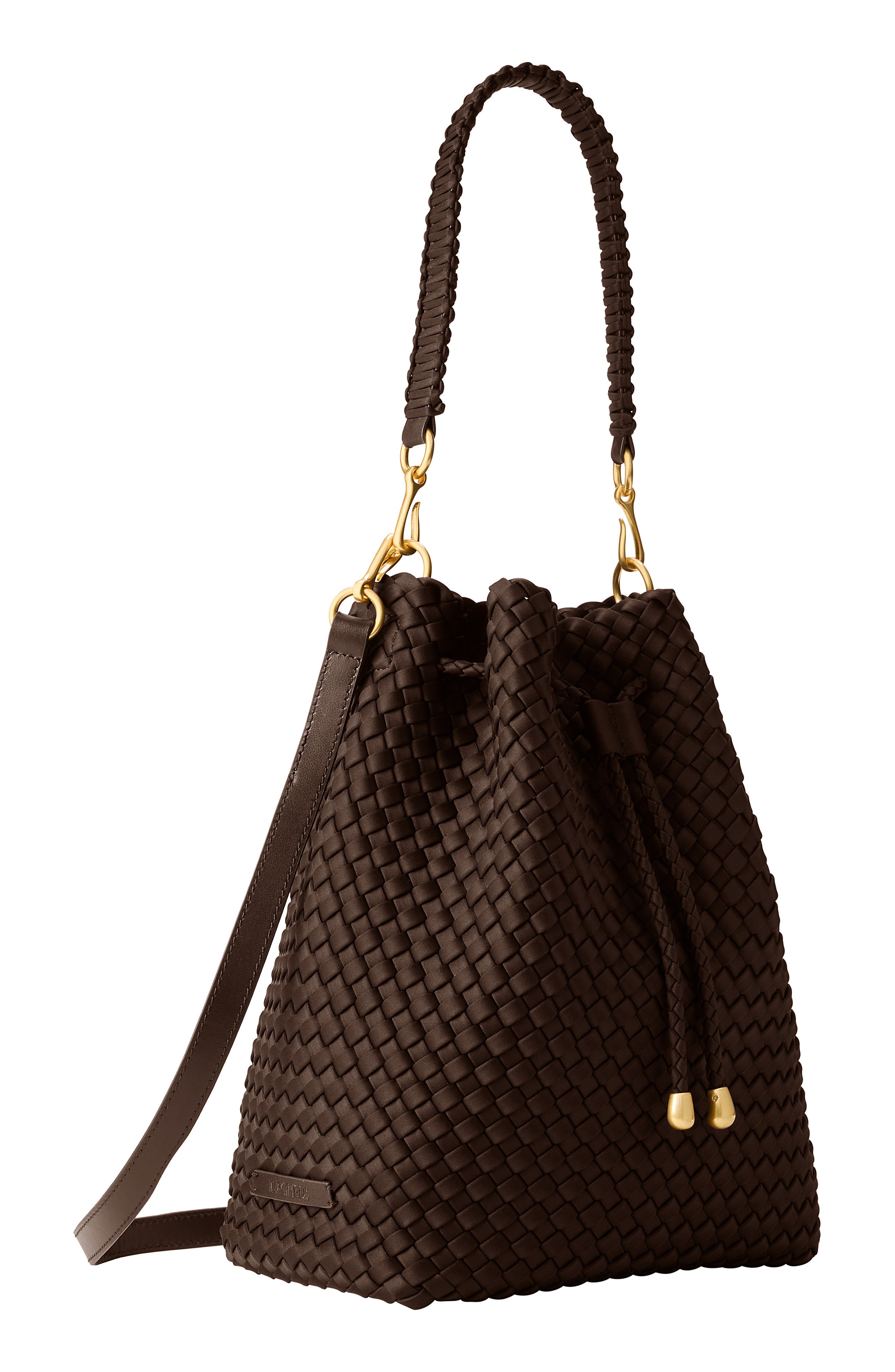 NAGHEDI Large Mercer Bucket Bag, Alternate, color, Chocolate