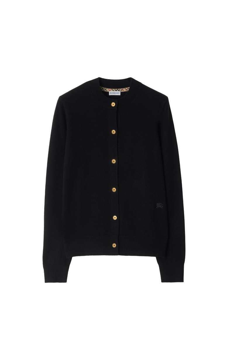 Cashmere Blend Cardigan, Alternate, color, Black