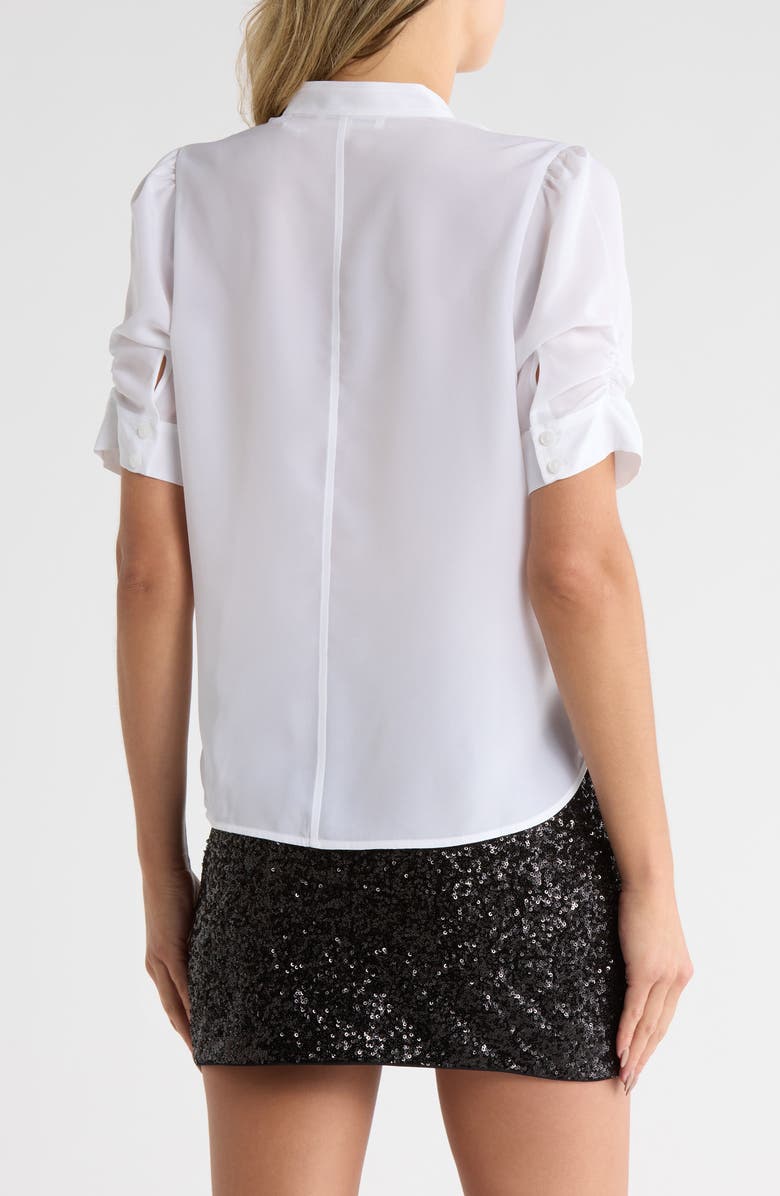 FRAME The Frankie Puff Sleeve Shirt, Alternate, color, White