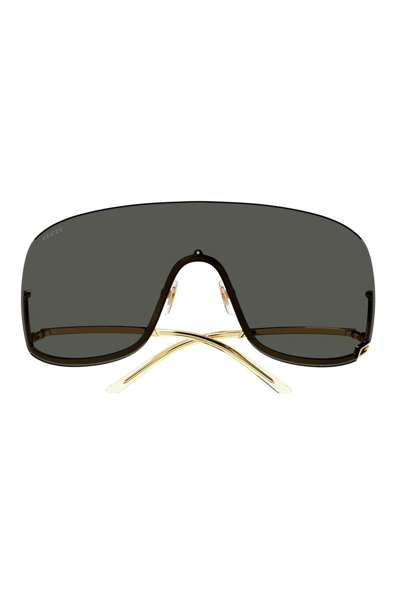 99mm Mask Sunglasses, Main, color, GOLD/ BLACK