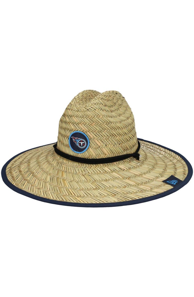 New Era Men's New Era Natural Tennessee Titans NFL Training Camp Official Straw Lifeguard Hat, Main, color, 