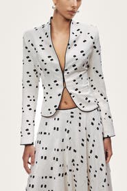 Nocturne Printed Tailored Jacket