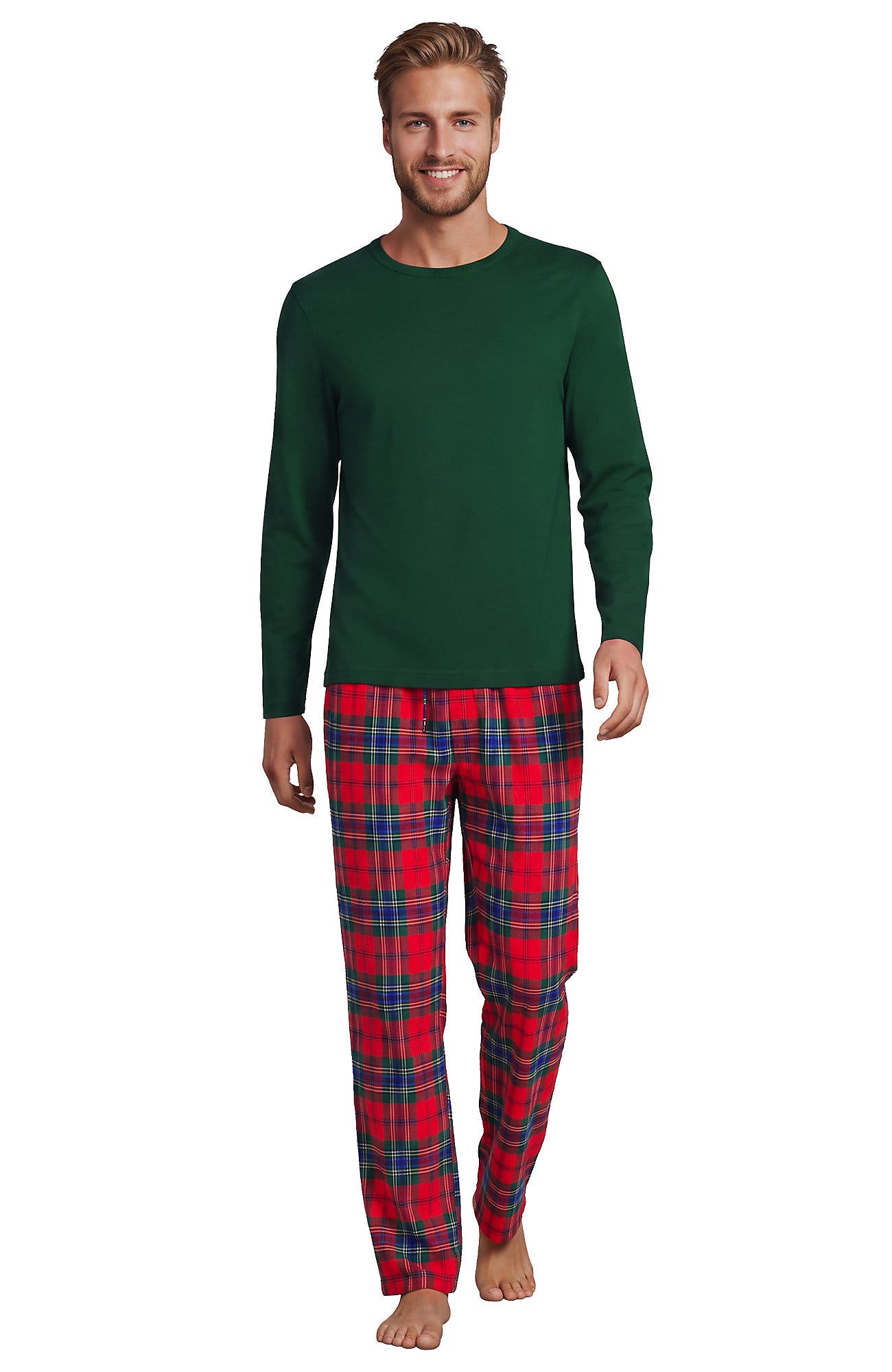 Compass Red/Pine Plaid