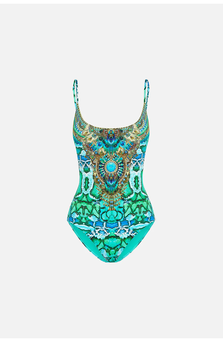 Camilla SCOOP NECK ONE PIECE LAND OF WONDER, Alternate, color, 