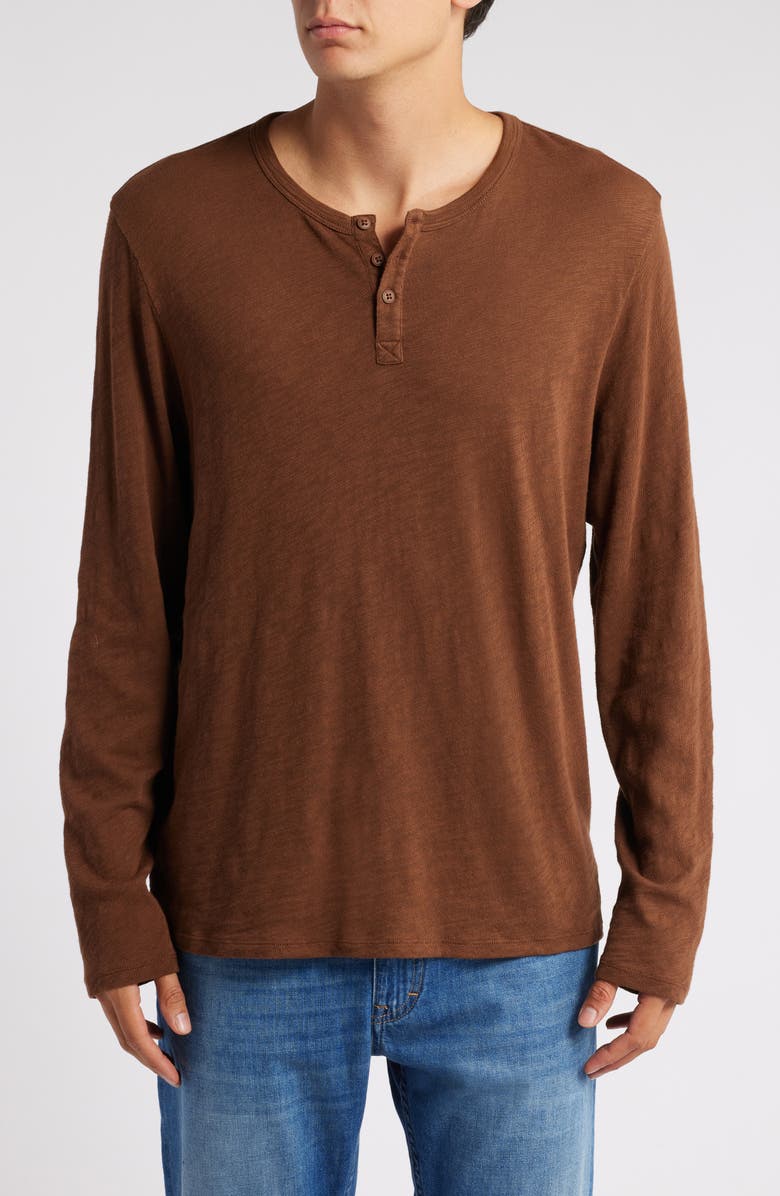 ATM Anthony Thomas Melillo Cotton Slub Henley, Main, color, 
