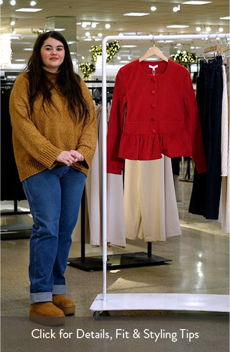 Charlie Peplum Jacket, sales video thumbnail