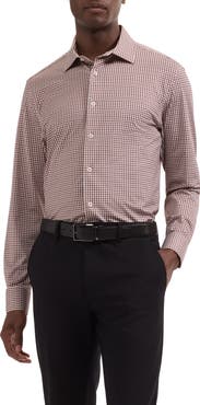 Bugatchi James OoohCotton® Gingham Button-Up Shirt