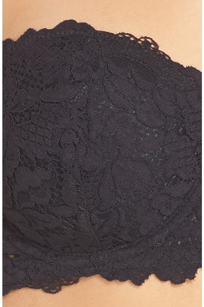 Romeo & Juliette Strapless Contour Bra, Alternate, color, BLACK