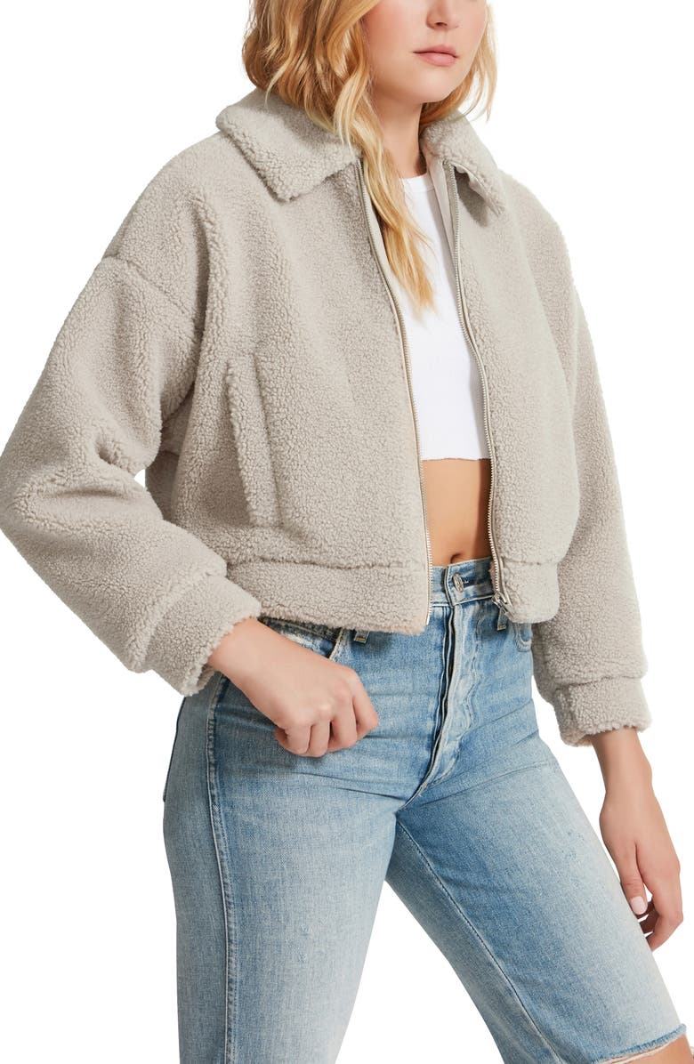 BB Dakota by Steve Madden Teddy to Go Wubby Jacket, Alternate, color, 