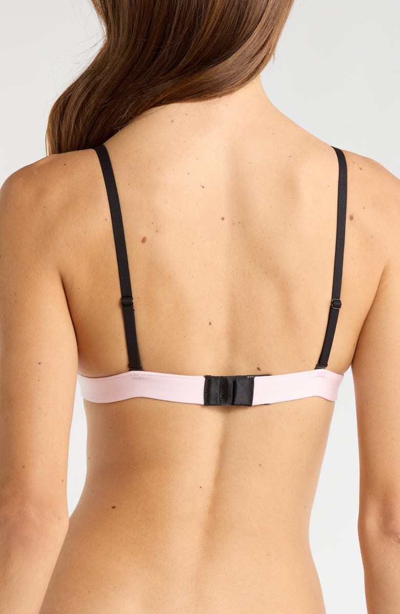 MeUndies FeelFree Triangle Bralette, Alternate, color, Peony