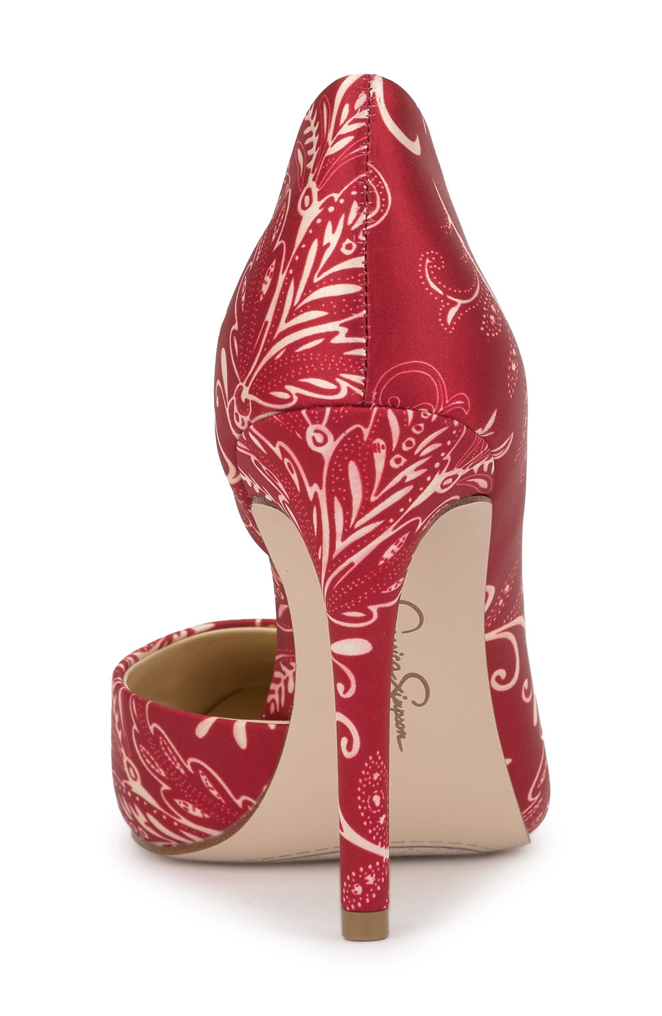 Jessica Simpson Prizma 8 Half d'Orsay Pump, Alternate, color, Red Multi