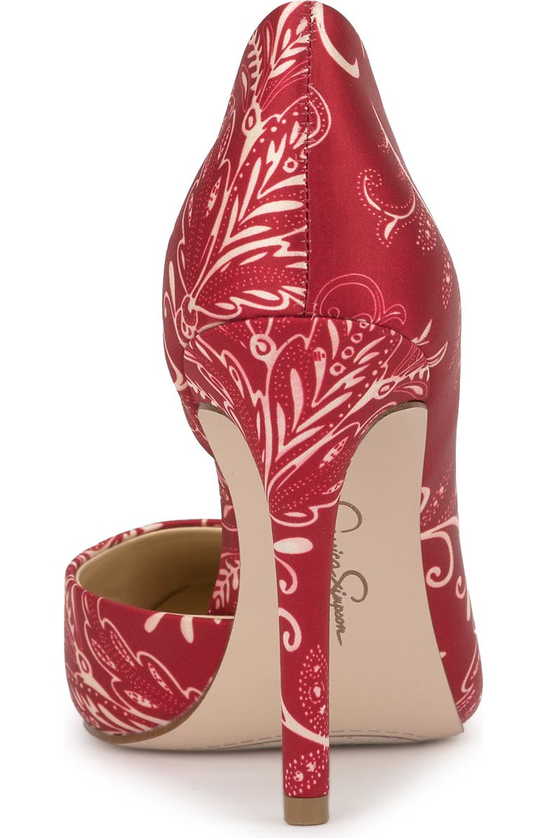 Jessica Simpson Prizma 8 Half d'Orsay Pump, Alternate, color, Red Multi