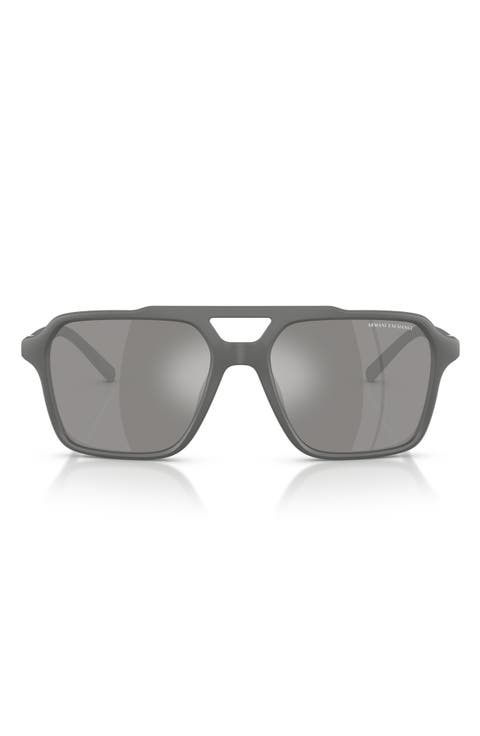 57mm Polarized Pilot Sunglasses