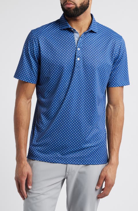 Daisy Neat Floral PREP-FORMANCE Golf Polo