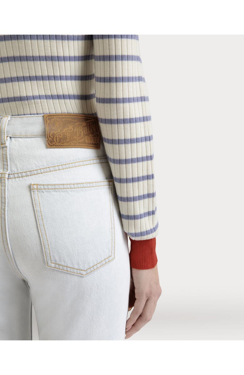 Bally Denim Pants in Cotton, Alternate, color, Blue