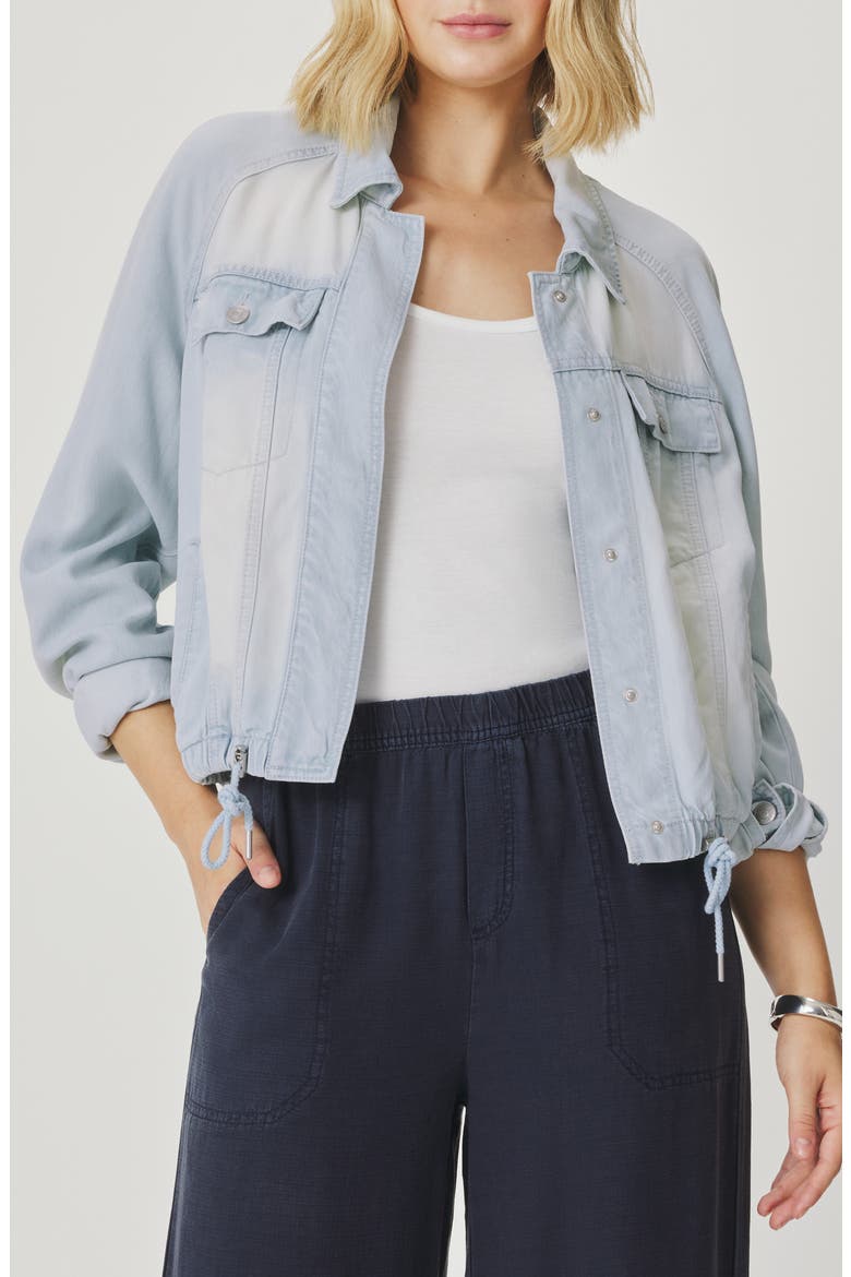 Lounge Denim Jacket, Main, color, BLEACHED INDIGO BLUE