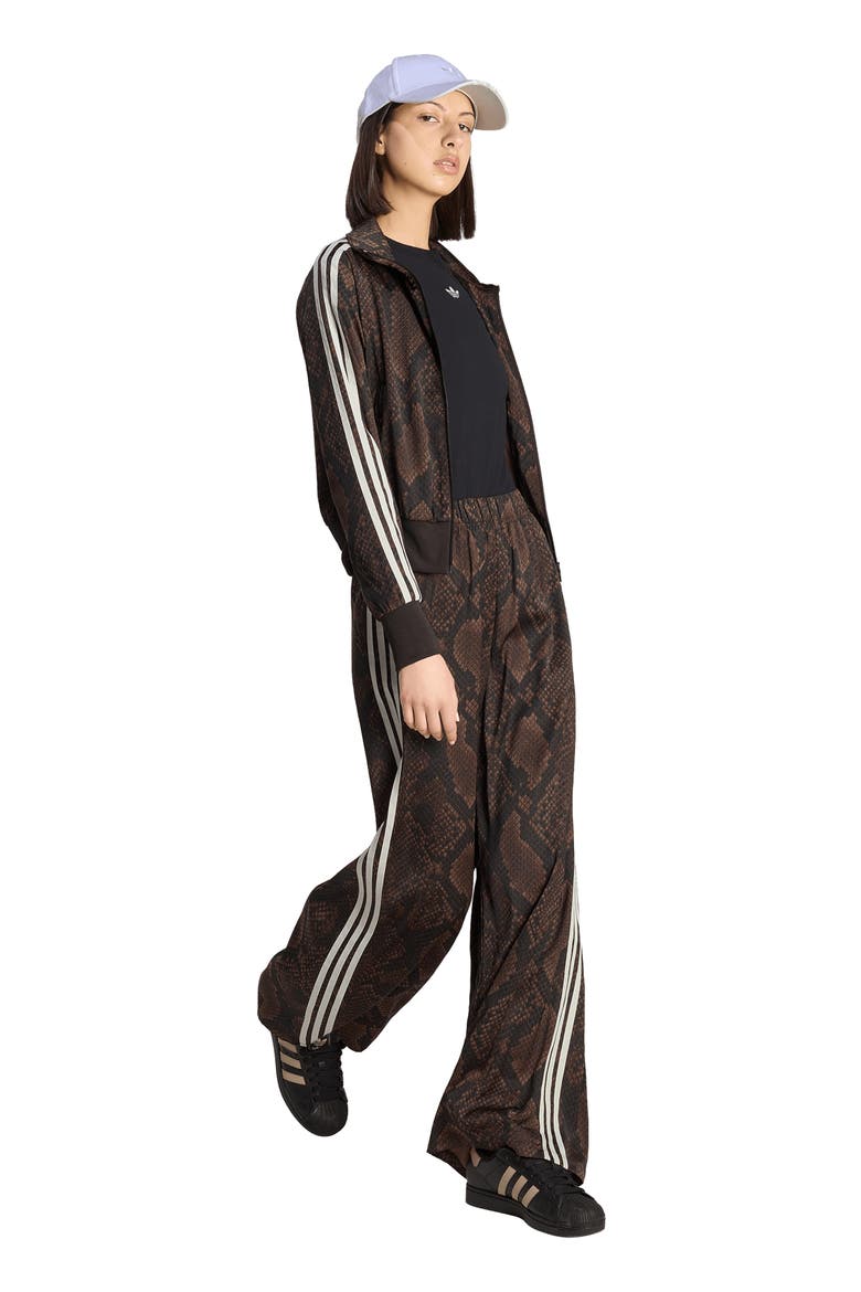 Snakeskin Print Track Jacket, Alternate, color, EARTH STRATA/ AURORA COFFEE