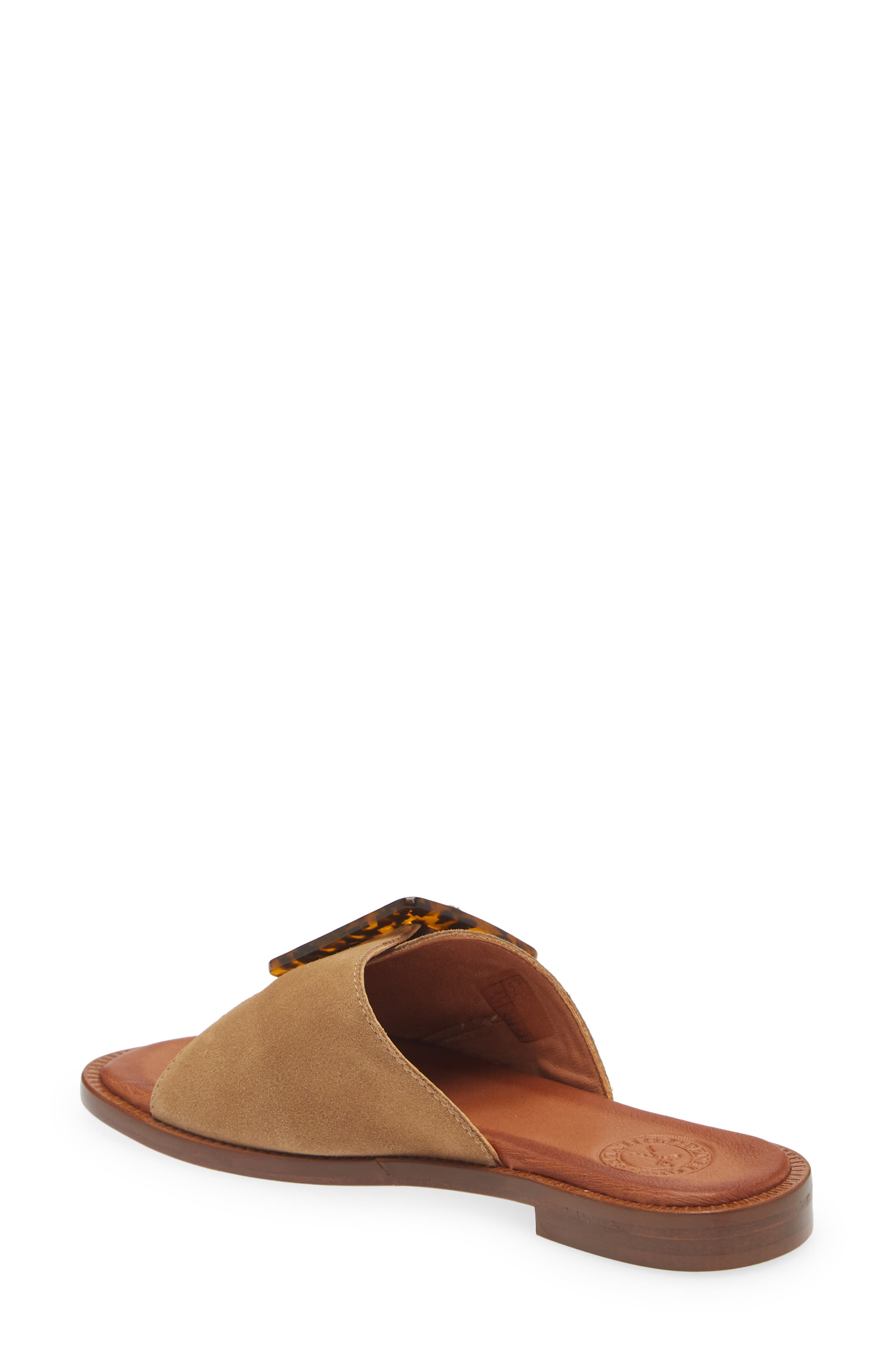 Penelope Chilvers Biarritz Buckle Sandal, Alternate, color, Camel