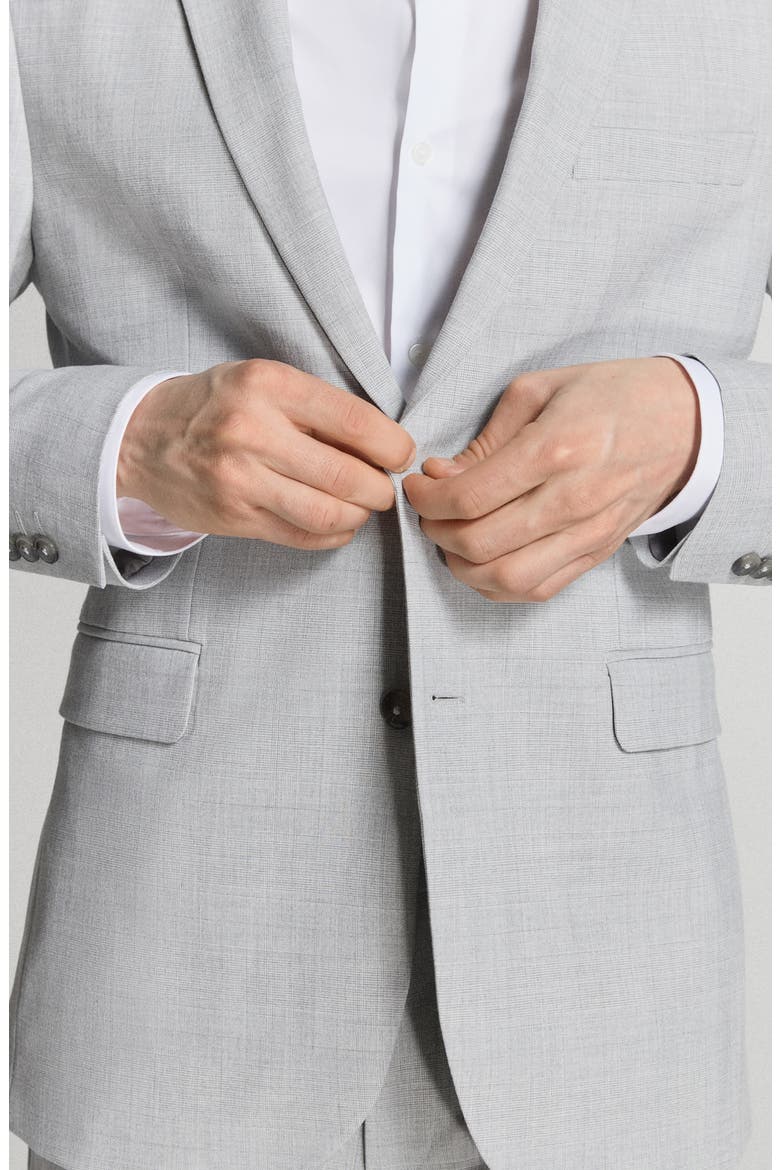 Superslim Fit Stretch Sport Coat, Alternate, color, LIGHT HEATHER GREY