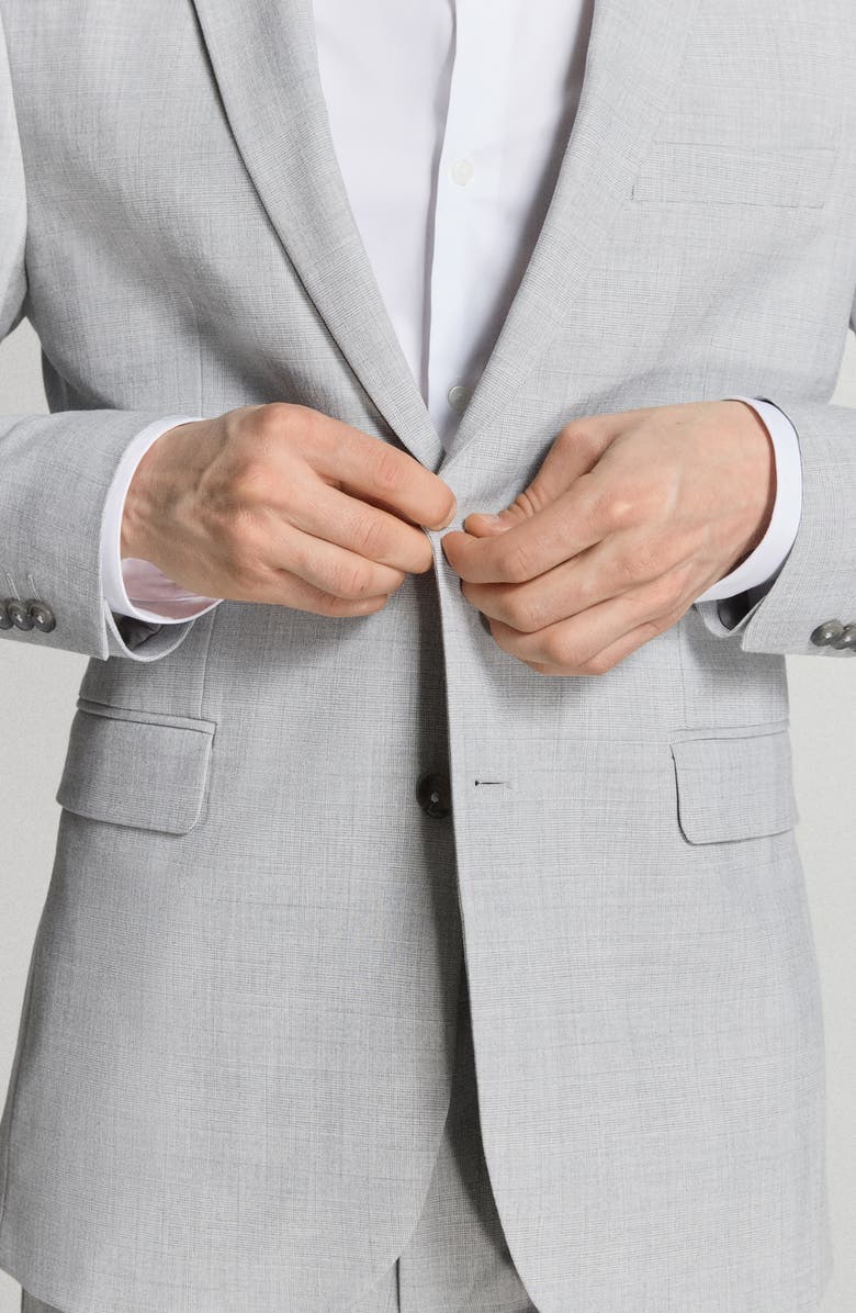 MANGO Superslim Fit Stretch Sport Coat, Alternate, color, Light Heather Grey