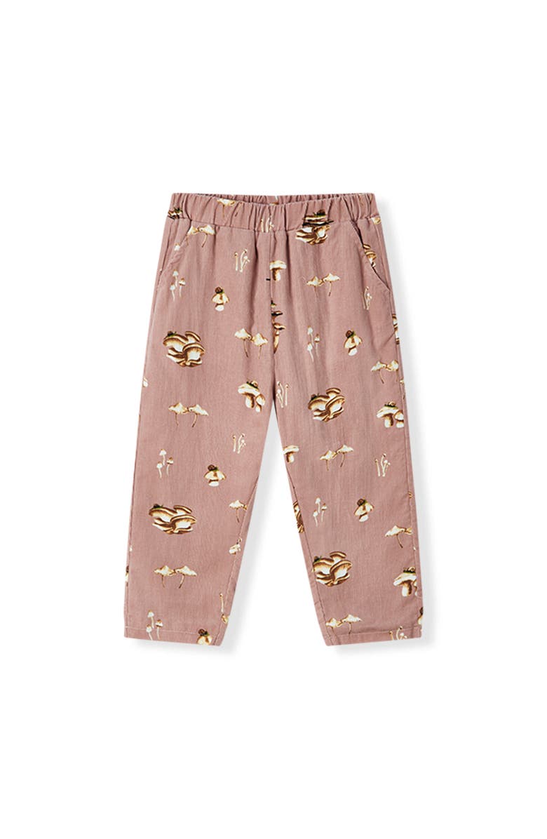 Milkbarn Organic Corduroy Casual Pants, Alternate, color, Mushroom