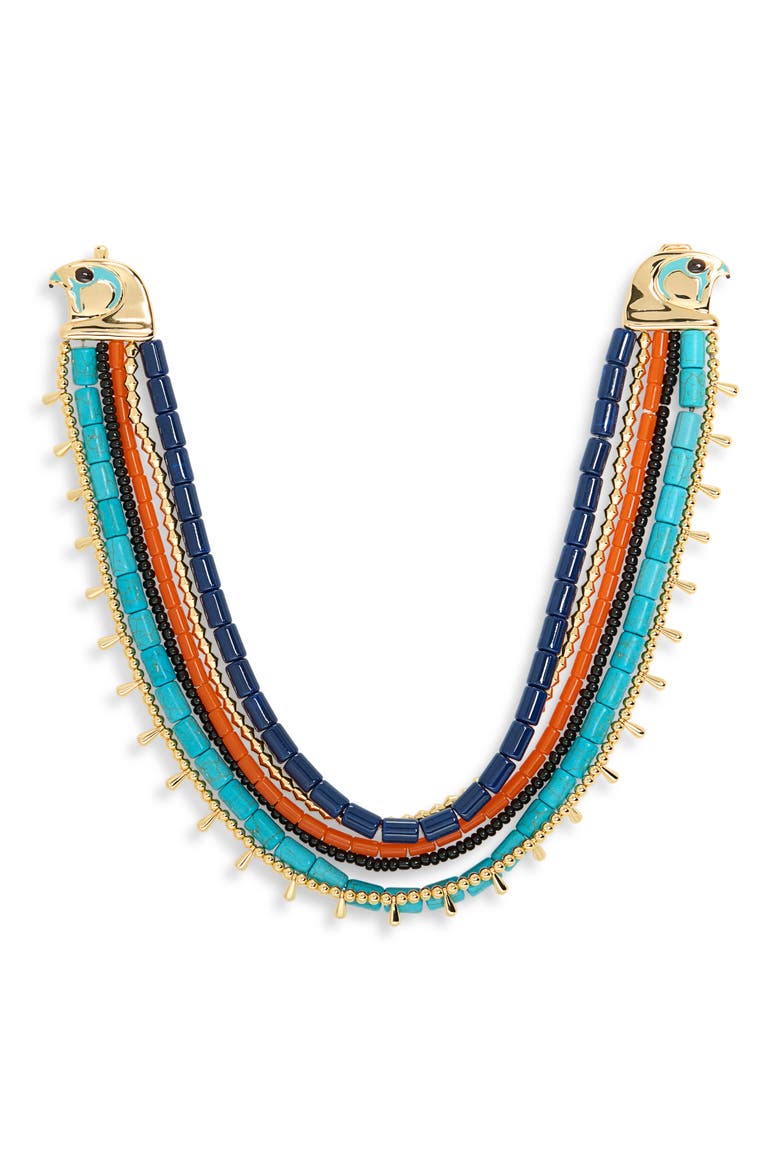 x The Met Senebtisi Collar Necklace, Alternate, color, EGYPTIAN TRIO