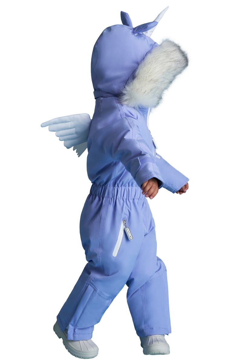 Roarsome Sparkle the Unicorn Ski Suit, Alternate, color, Lilac