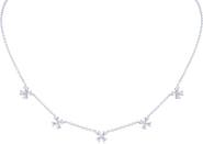 CZ by Kenneth Jay Lane Pear Cubic Zirconia Daisy Shaker Necklace