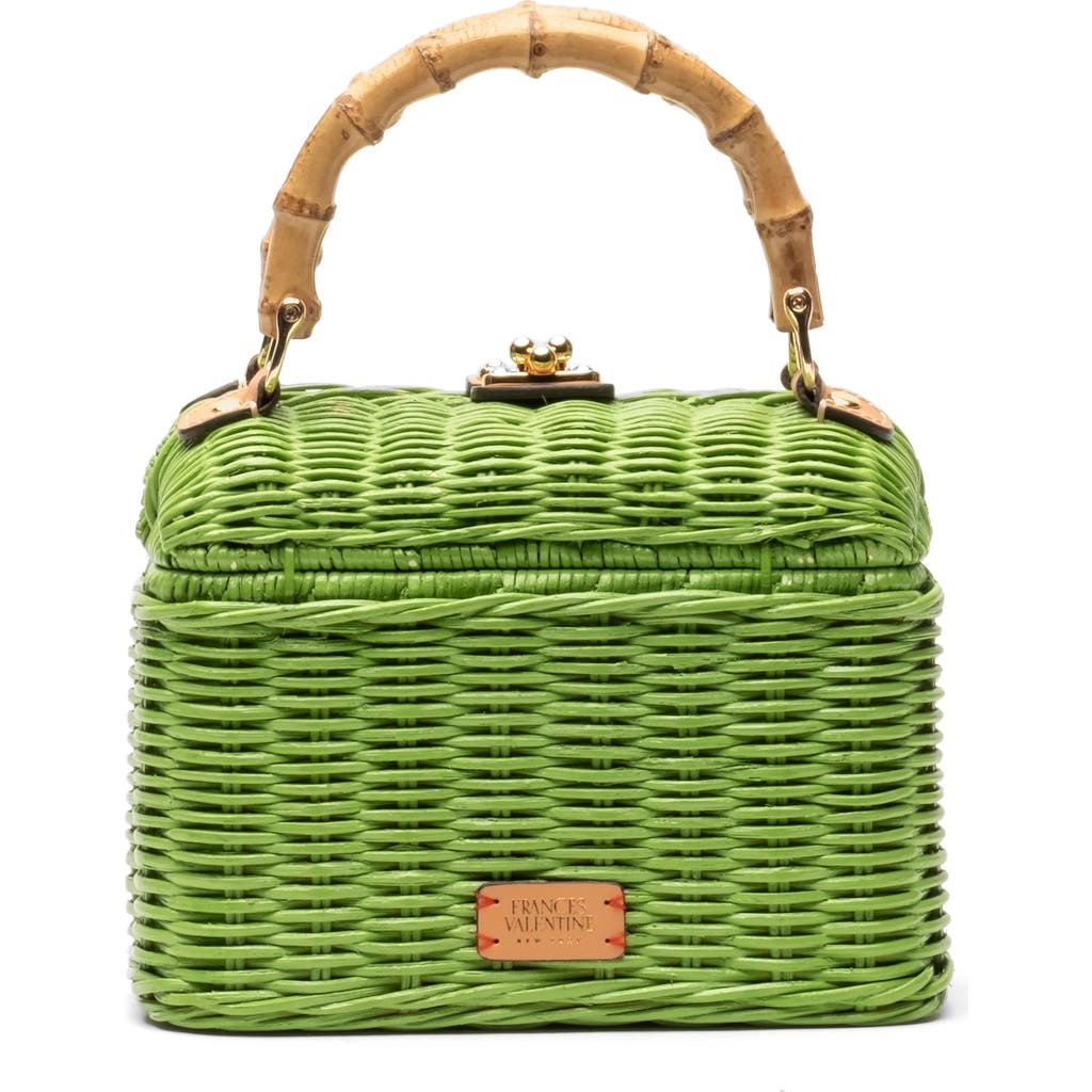 Frances Valentine Hannah Woven Wicker Lunchbox