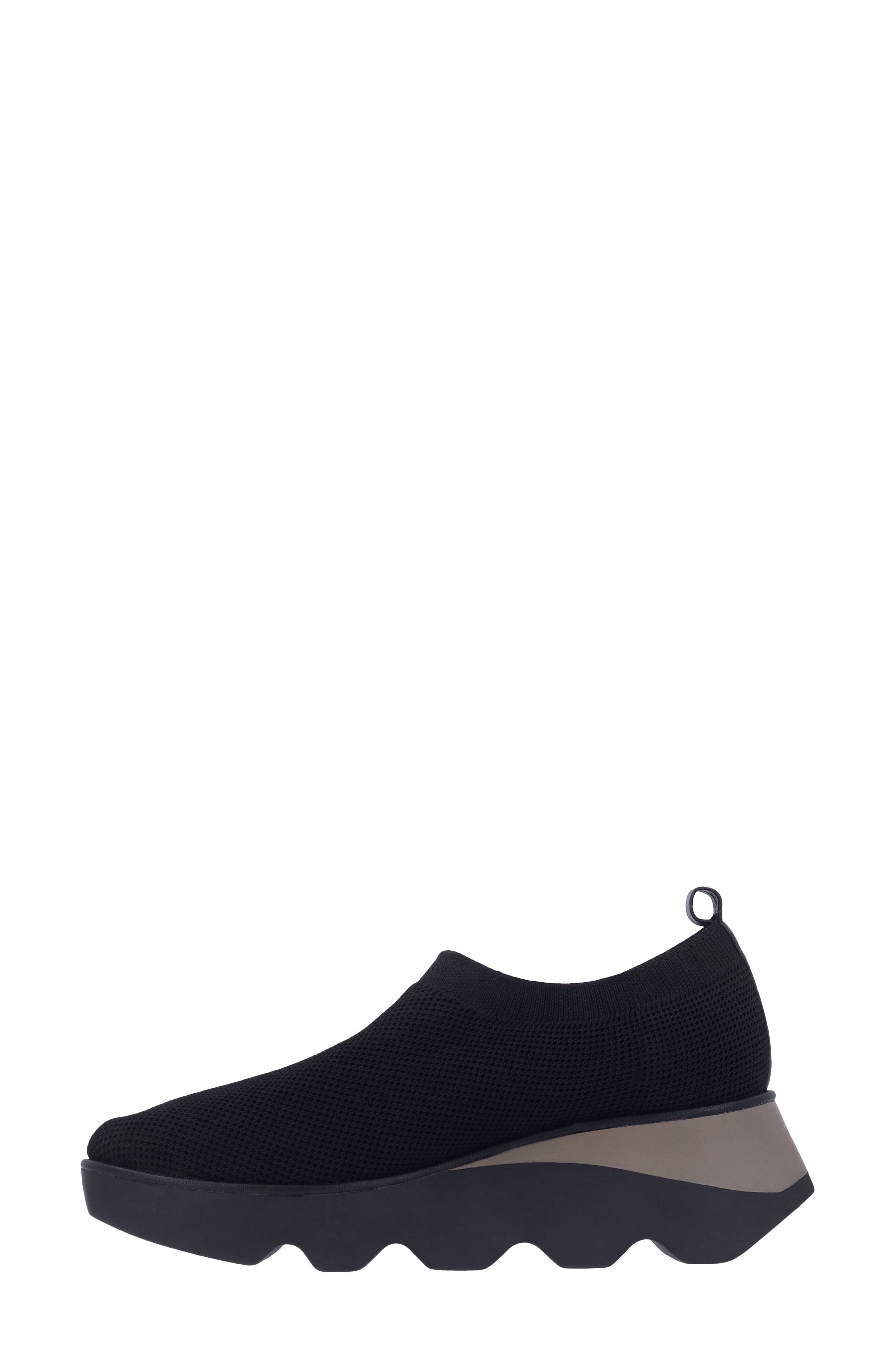 L'Amour des Pieds Havanna Wedge Sneaker, Alternate, color, Black