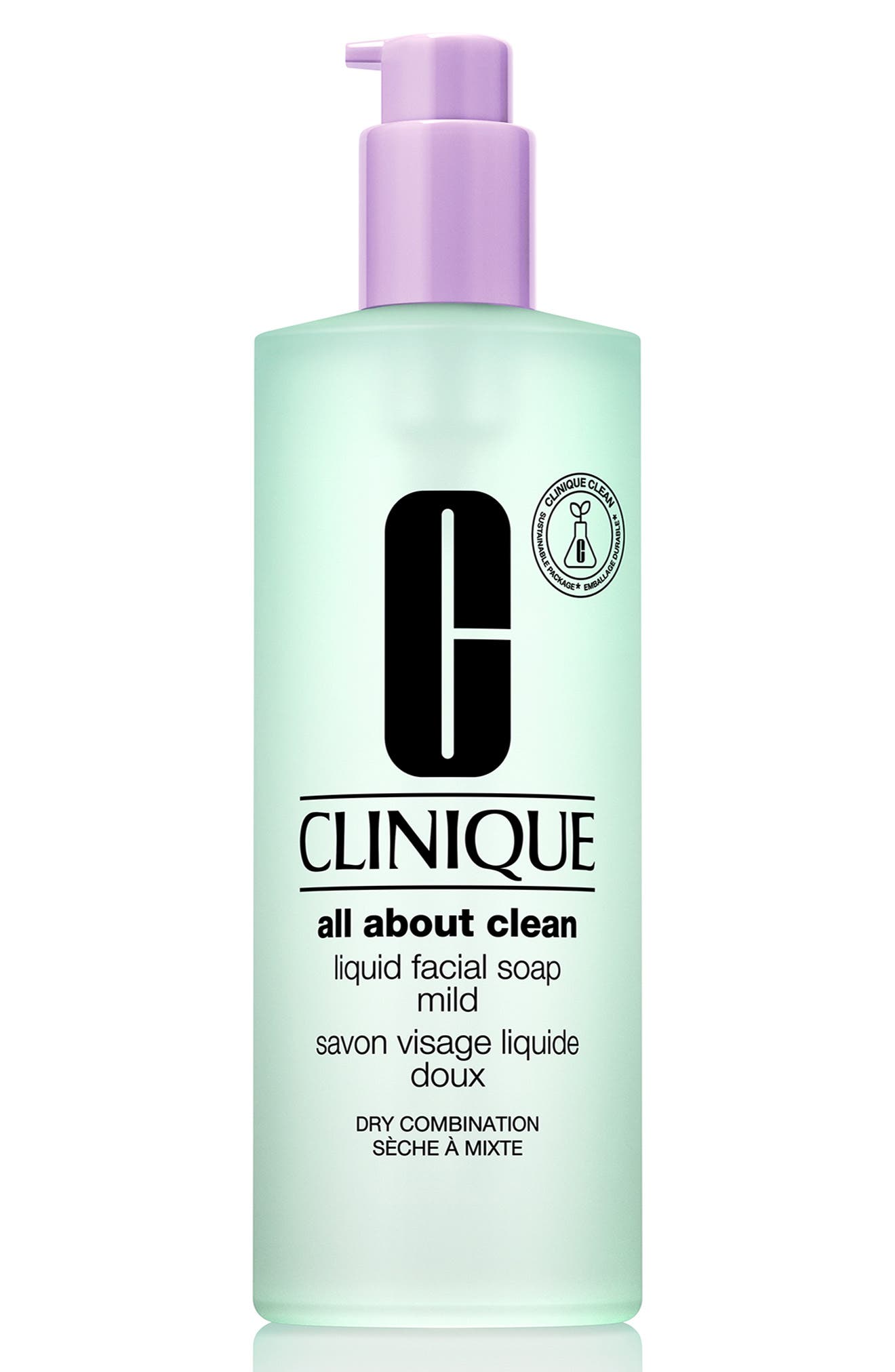 Жидкое очищающее мыло для лица Clinique All About Clean увеличенный объём