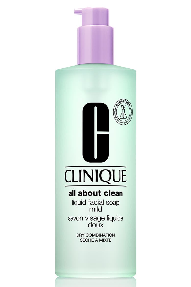 Jumbo All About Clean™ Liquid Facial Soap Cleanser, Main, color, SKIN TYPE 1/2