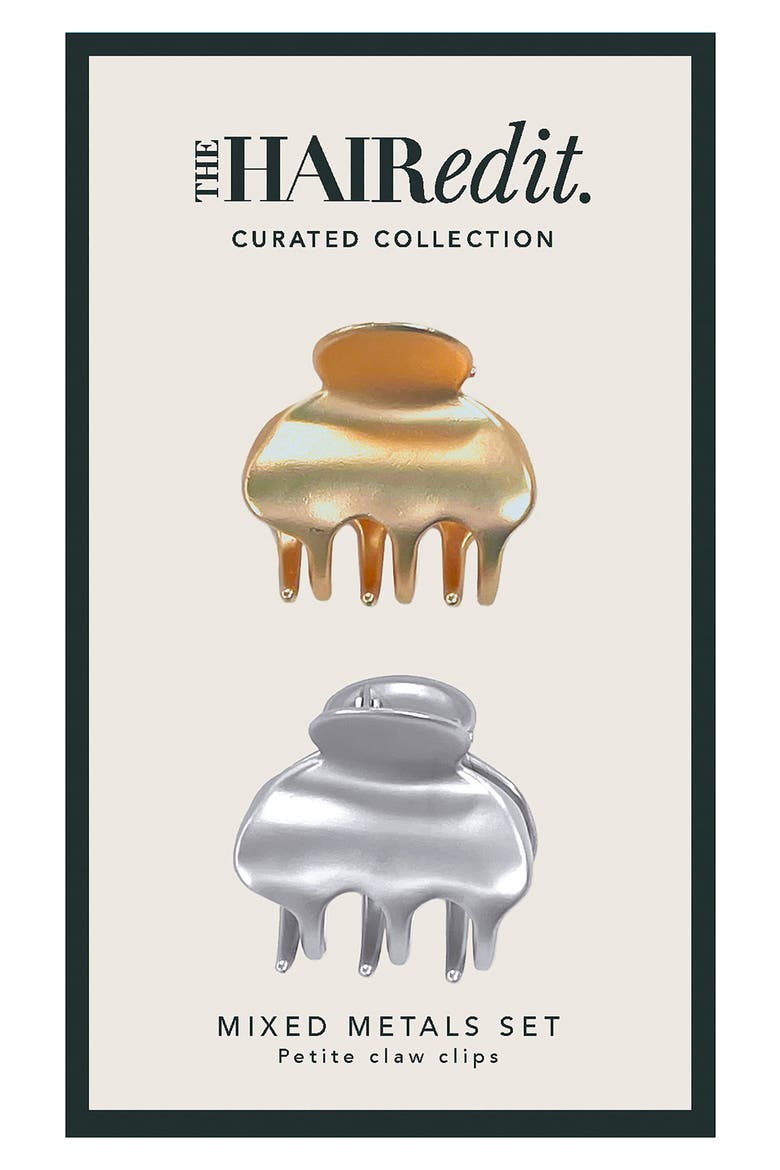 Set of 2 Assorted Claw Clips, Main, color, NO COLOR