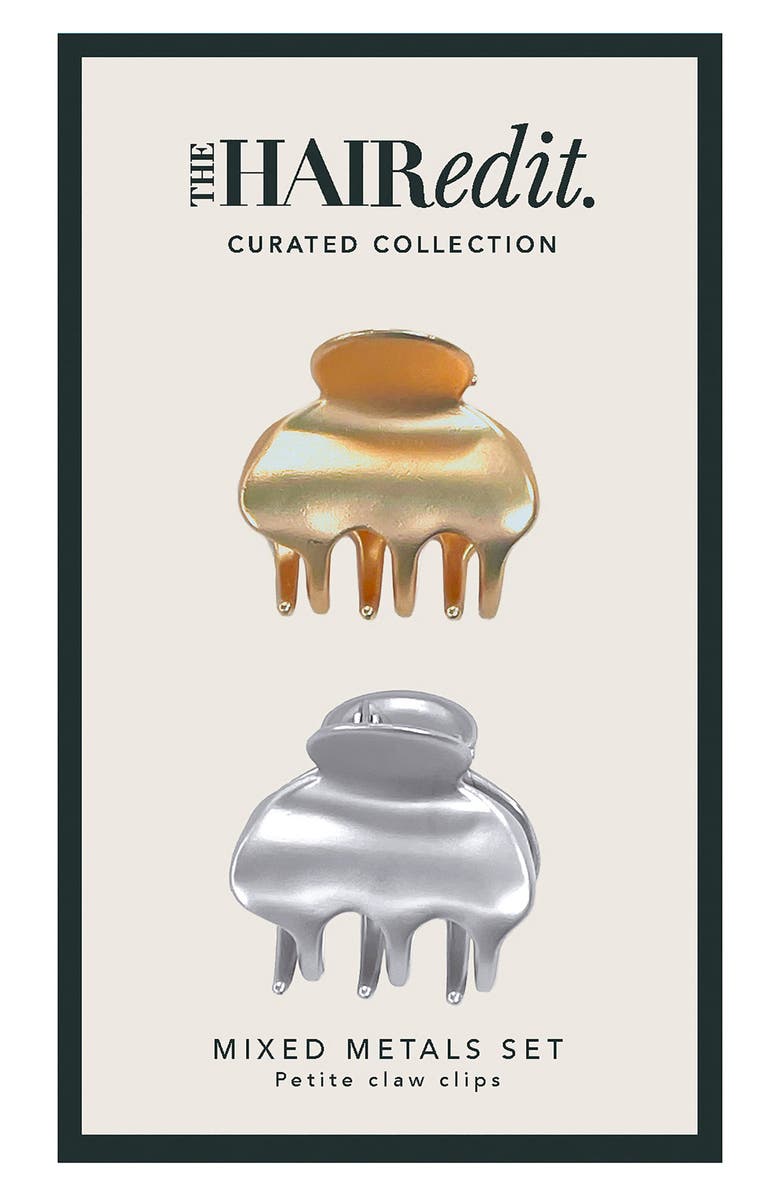 The Hair Edit Set of 2 Assorted Claw Clips, Main, color, 