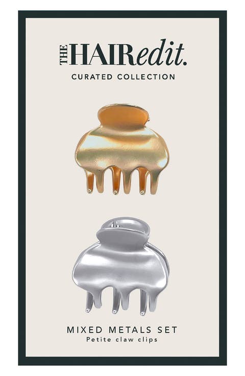 Set of 2 Assorted Claw Clips
