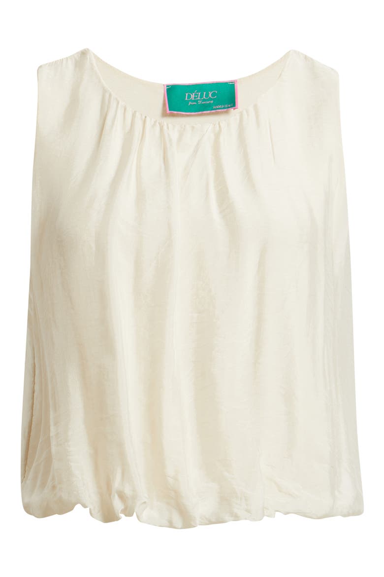 Strada Bubble Sleeveless Top, Alternate, color, ECRU