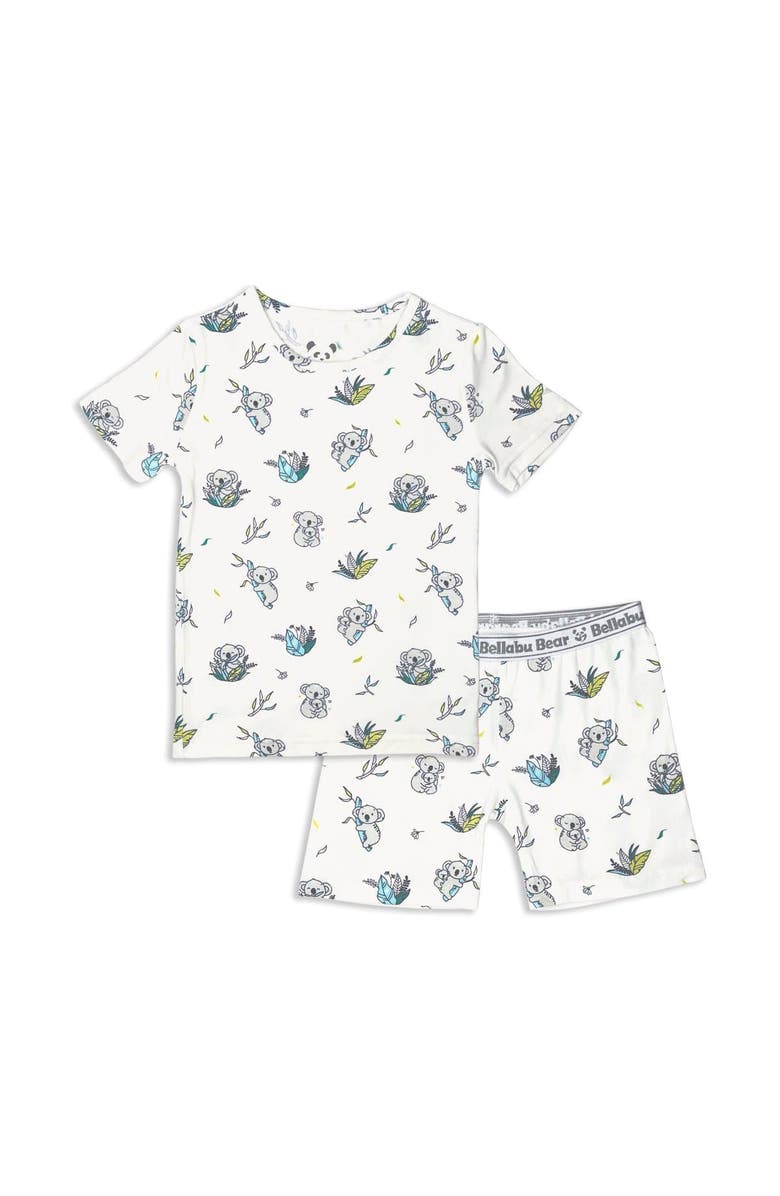 Bellabu Bear Koala Kids 2-Piece Short Sleeve & Shorts Pajama Set, Main, color, 