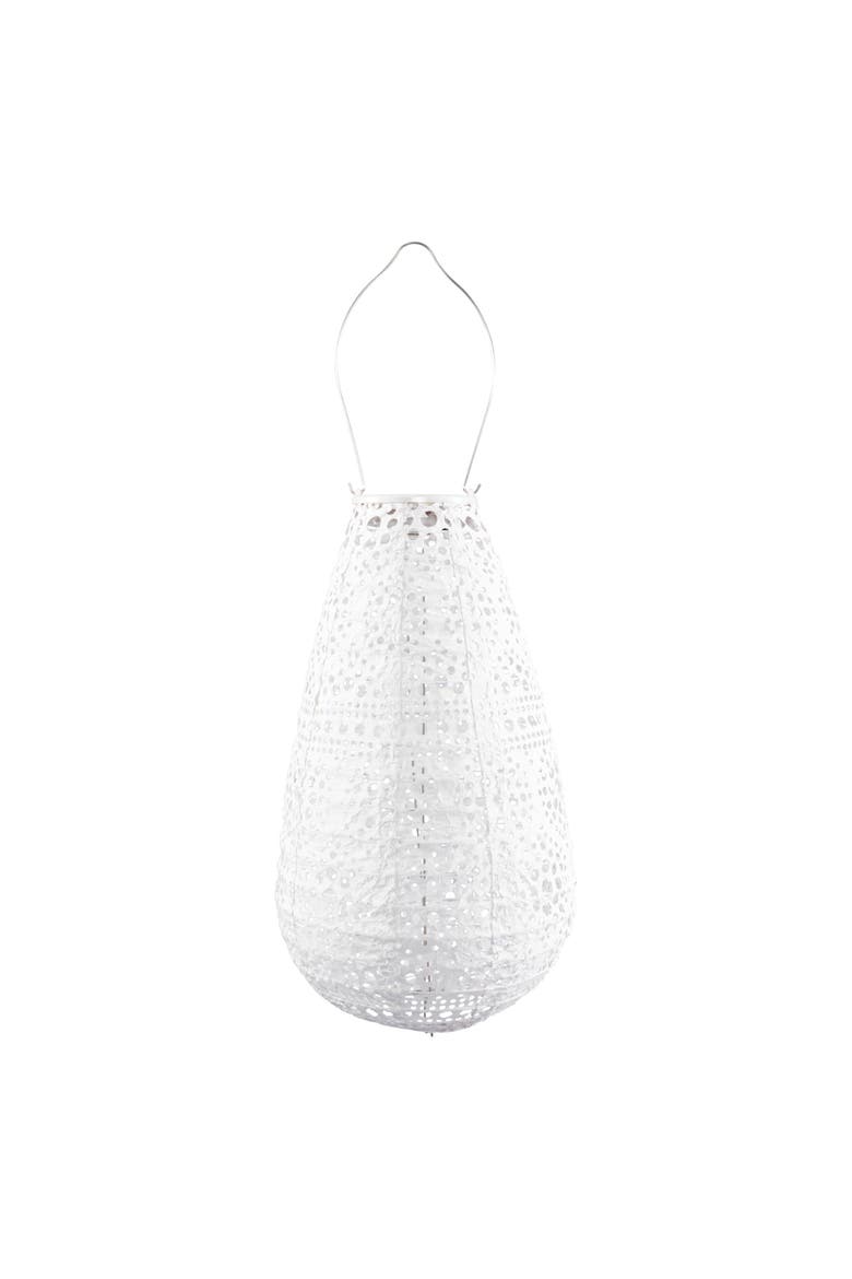 Soji Stella - Teardrop Blossom - Solar Lantern, Main, color, White