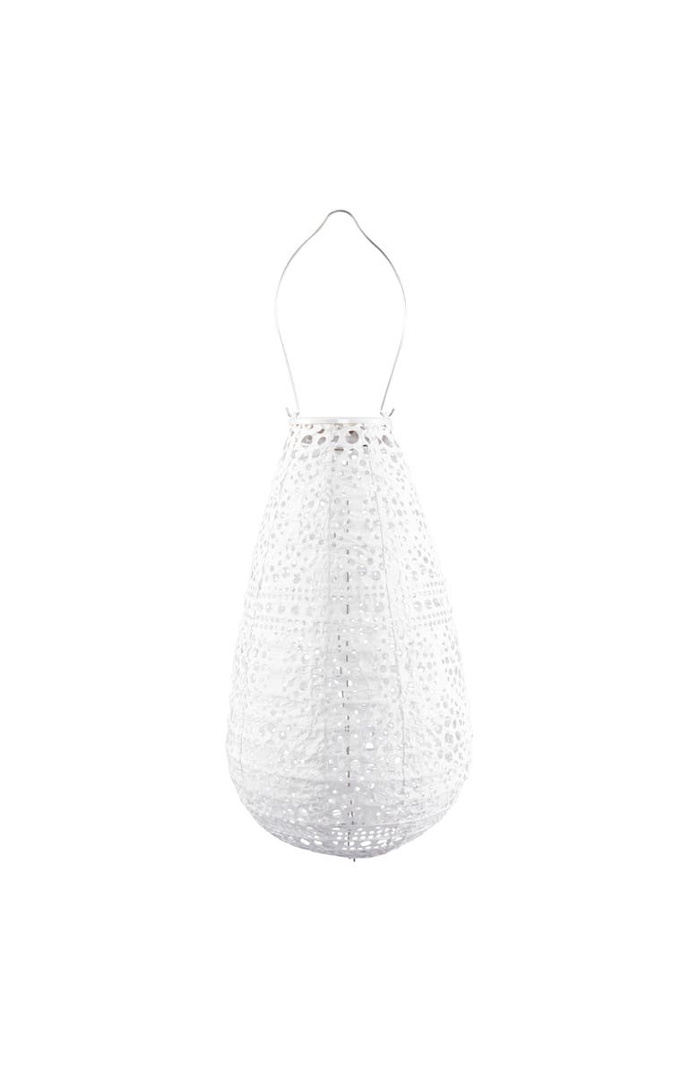 Allsop Home & Garden Soji Stella - Teardrop Blossom - Solar Lantern, Main, color, White