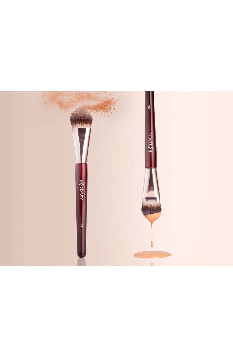 BK Beauty Core Complexion Trio Brush Set, Alternate, color, Burgundy